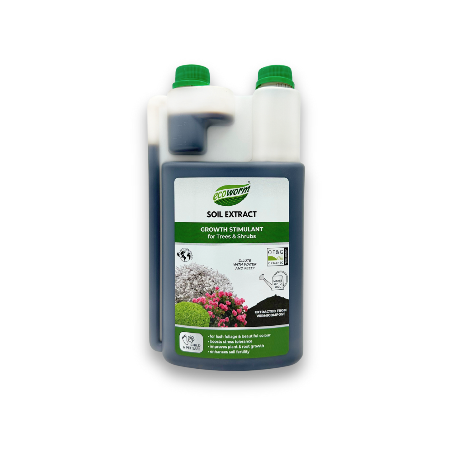 Ecoworm Soil Extract for Trees & Shrubs 1L (makes 200L)